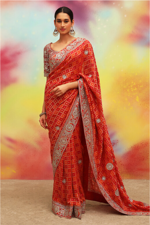 Red-Saree