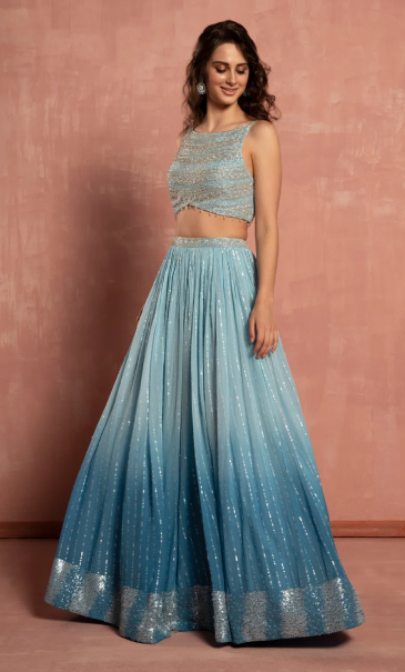 blue-lehenga-set