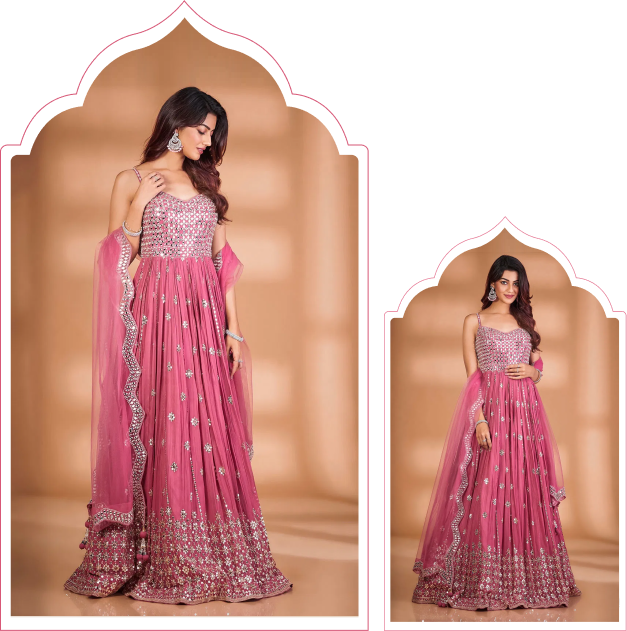 brick-pink-anarkali